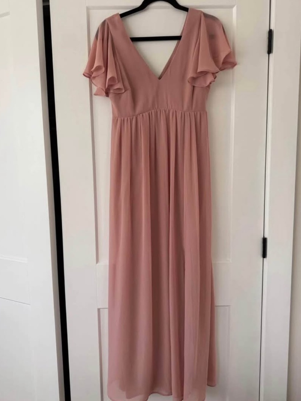 Birdy Grey Hannah Empire Dress in Dusty Rose - Picture 5 of 5